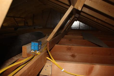 electrical rafters for attic